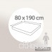 Protège Matelas imperméable 80x190 cm Bonnet 30cm Arnon Molleton 100% Coton contrecollé polyuréthane - B00NA12JXM